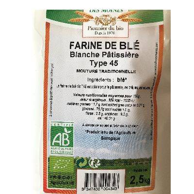 Farine de ble blanche pâtissi