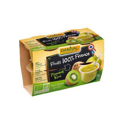 Compotes pomme/kiwi