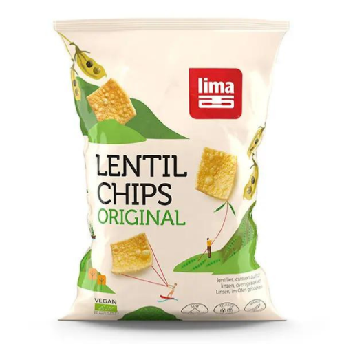 Chips lentilles nat. 90g lima