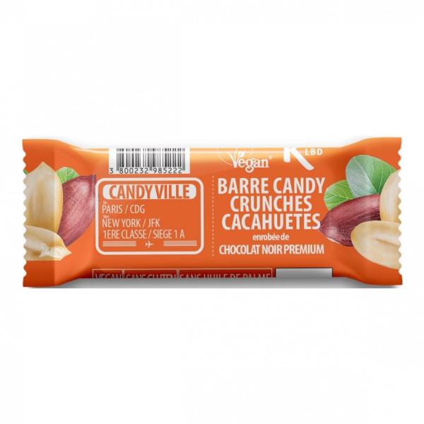 Barre candy crunchies cacahuetes 50g