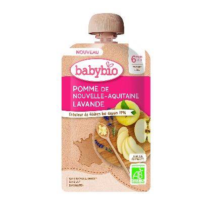 Babybio gourde pomme lavande