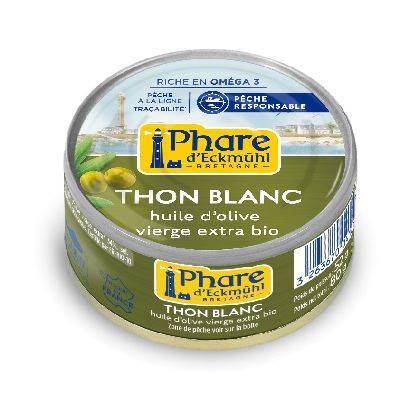 Thon germon h.olive 80g phare