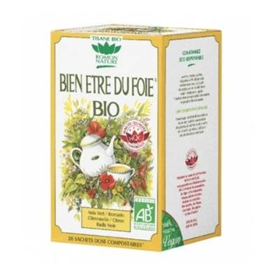 Tisane bien etre foie 50 sachets