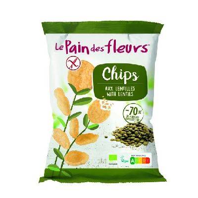 Chips aux lentilles vertes 50g