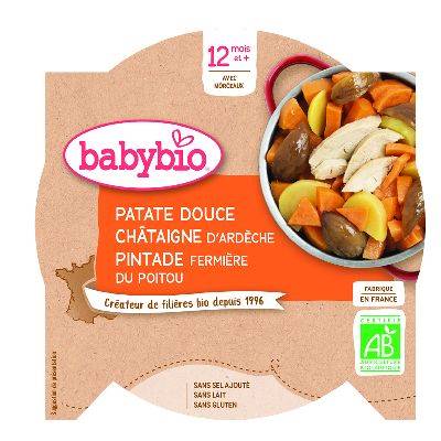 Babybio assiette patate douce