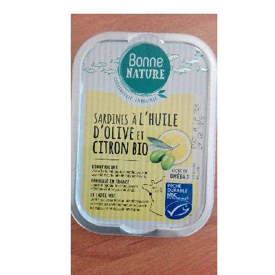 Sardines à l'huile d'olive et