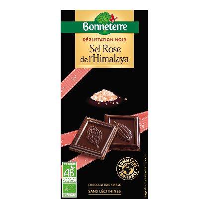 Chocolat noir au sel de l'himalaya - 80g