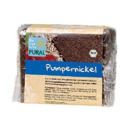 Pain pumpernickel 375g pural