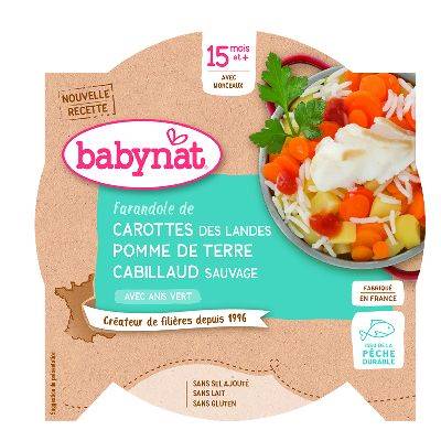 Babynat assiette carotte pomme