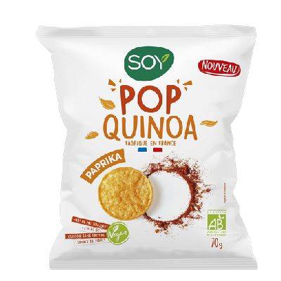 Pop quinoa paprika soy - 70g