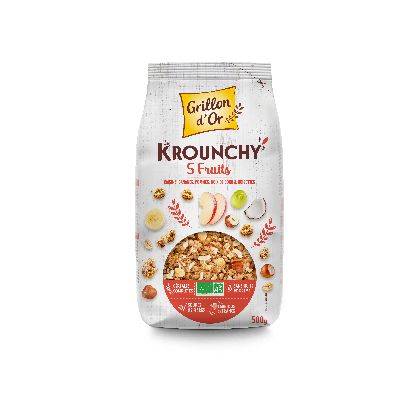 Krounchy 5 fruits 500g go ab*