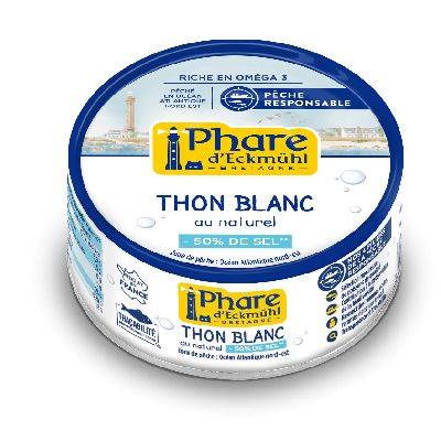 Thon blc au nat. 132g phare d'