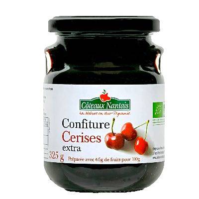 Confiture cerises extra 325 g