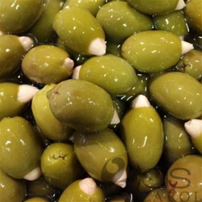 Olives vertes aux amandes vrac
