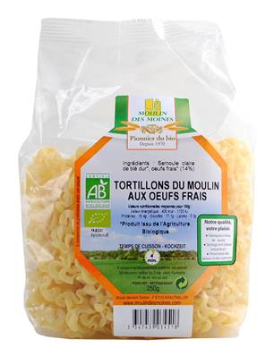 Tortillons aux oeufs frais 14%