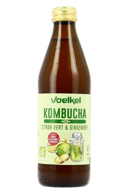 Kombucha citron vert et gingembre