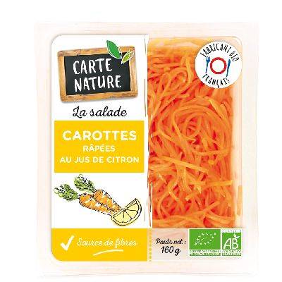 Carottes râpées au jus de citr