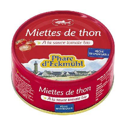 Miettes de thon tomate 160g 