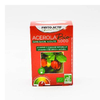 Acerola ss sucre 1000 bio 26cp