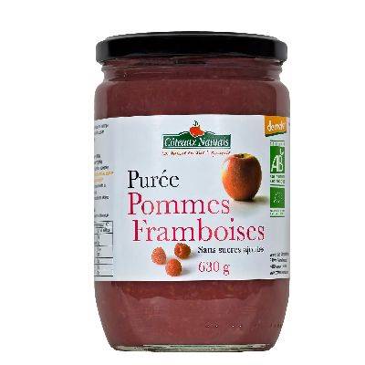 Purée pommes framboises 630 g