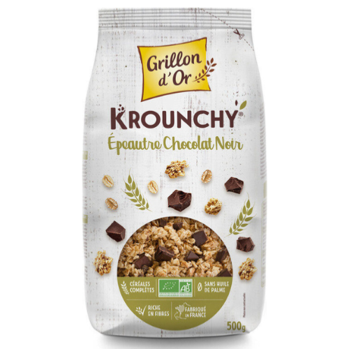 Krounchy epeautre -chocolat 500g