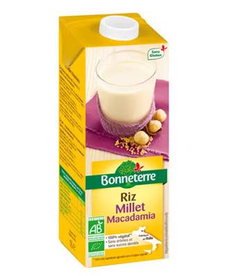 Boisson riz millet macadamia 1l