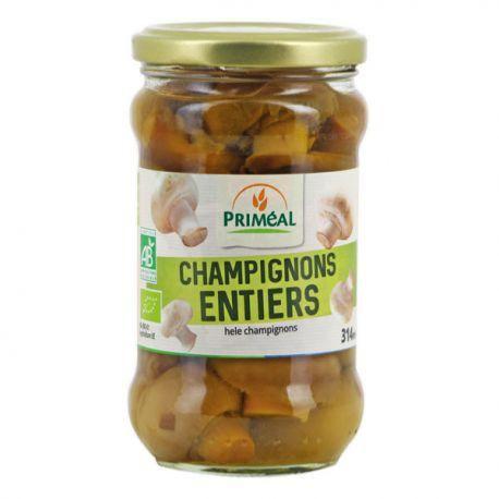 Champignons entiers