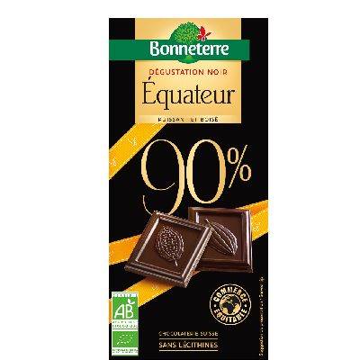 Chocolat noir 90% equateur - 70g