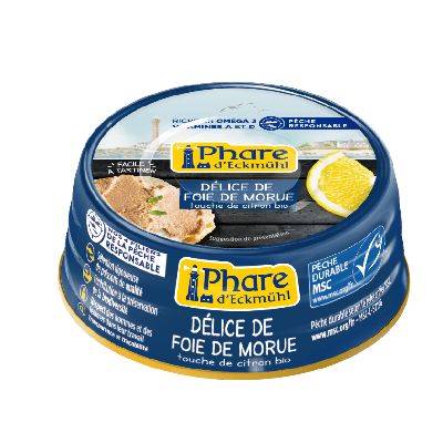 Délice de foie de morue - 90g