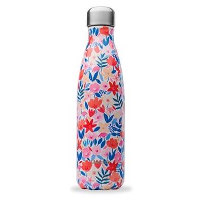 Gourde isotherme 500ml flora rouge