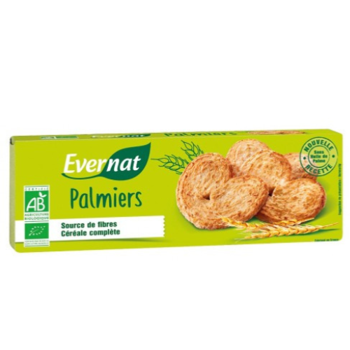 Bisc. palmiers 100g evernat