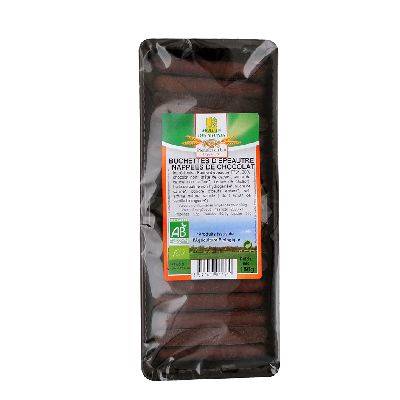 Buchettes épeautre nappees chocolat - 150g