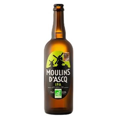 Biere ipa 75cl moulin d'ascq