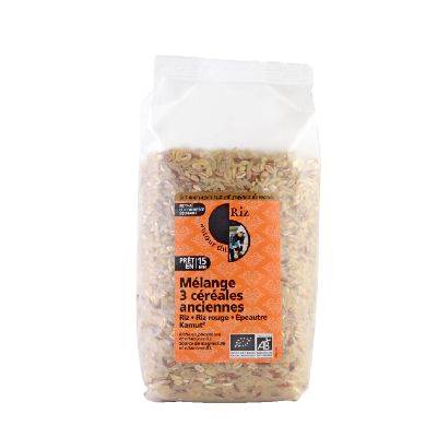 Riz thai complet 3 cereales anciennes - 1kg