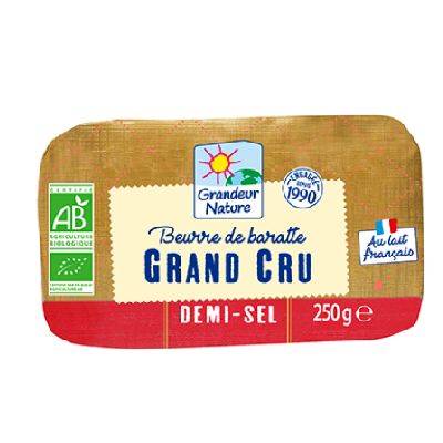 Beurre barat. 1/2 sel cru 250g