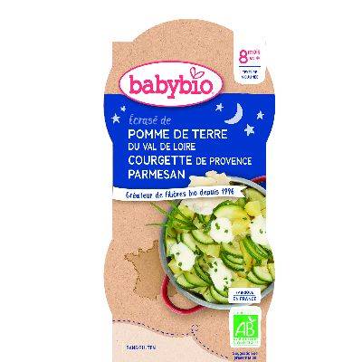 Bol pour bébé pomme de terre courgette 2x200g 