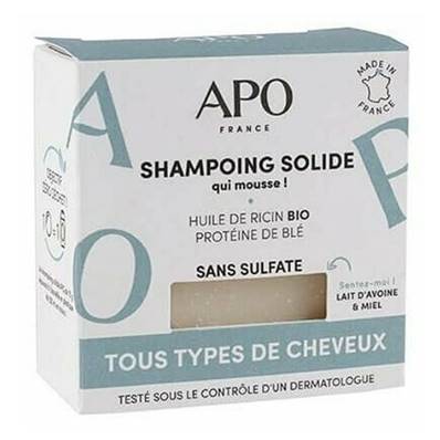 Shampooing solide tous types cheveux