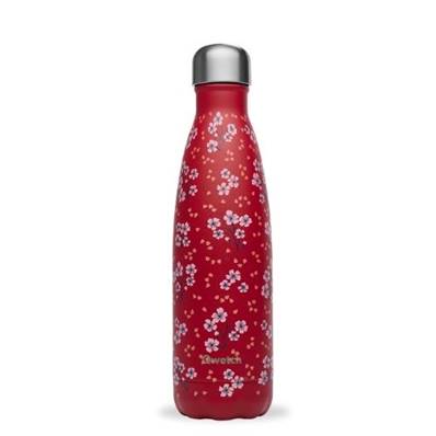 Gourde isotherme 500ml hanami rouge