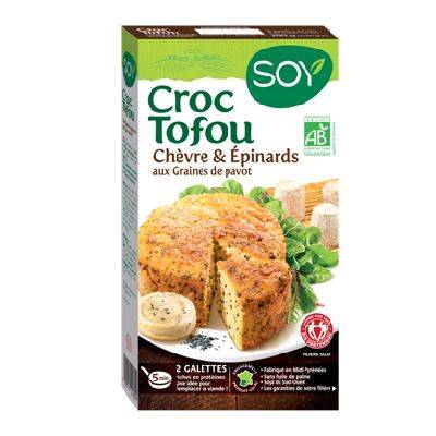 croc tofu chev/epinard 2x100g