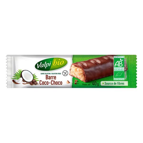 Barre coco chocolat noir 40g