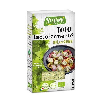 Tofu lactofermenté ail des our