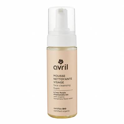 Mousse nettoyante visage bio f