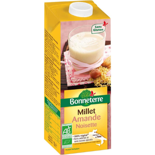 Boisson millet amande noisette - 1l