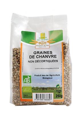 Graines de chanvre bio - 250 g