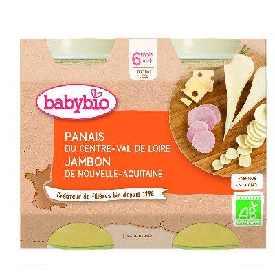 Babybio pot panais jambon gruy