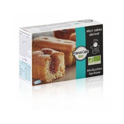 Mini cake fourre abricot x5