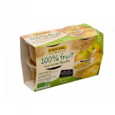 Puree pommes poires bio 4 x 100g