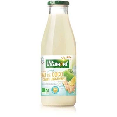 Eau de coco citron gingembre - 75cl