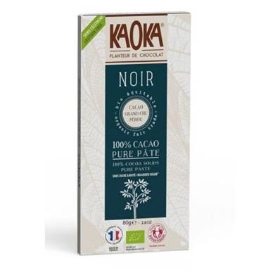 Chocolat noir perou 100% - 80g