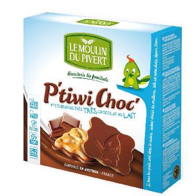 Biscuit p tiwi chocolat lait - 125g